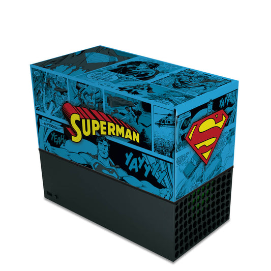 Capa Anti Poeira Xbox Series X Horizontal - Superman Comics