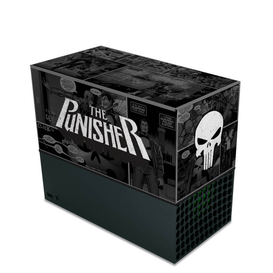Capa Anti Poeira Xbox Series X Horizontal - The Punisher Justiceiro Comics