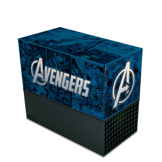 Capa Anti Poeira Xbox Series X Horizontal - Avengers Vingadores Comics
