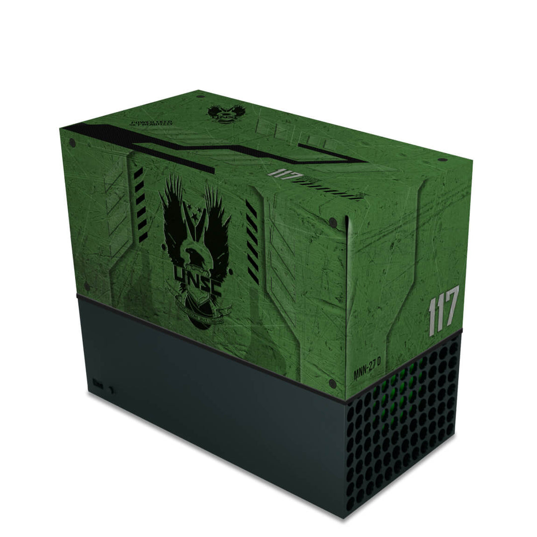 Capa Anti Poeira Xbox Series X Horizontal - Halo Infinite - Pop Arte Skins