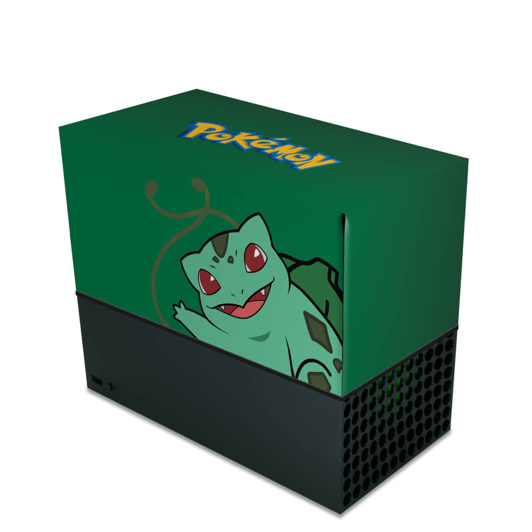 Capa Anti Poeira Xbox Series X Horizontal - Pokemon Bulbasaur - Pop Arte Skins