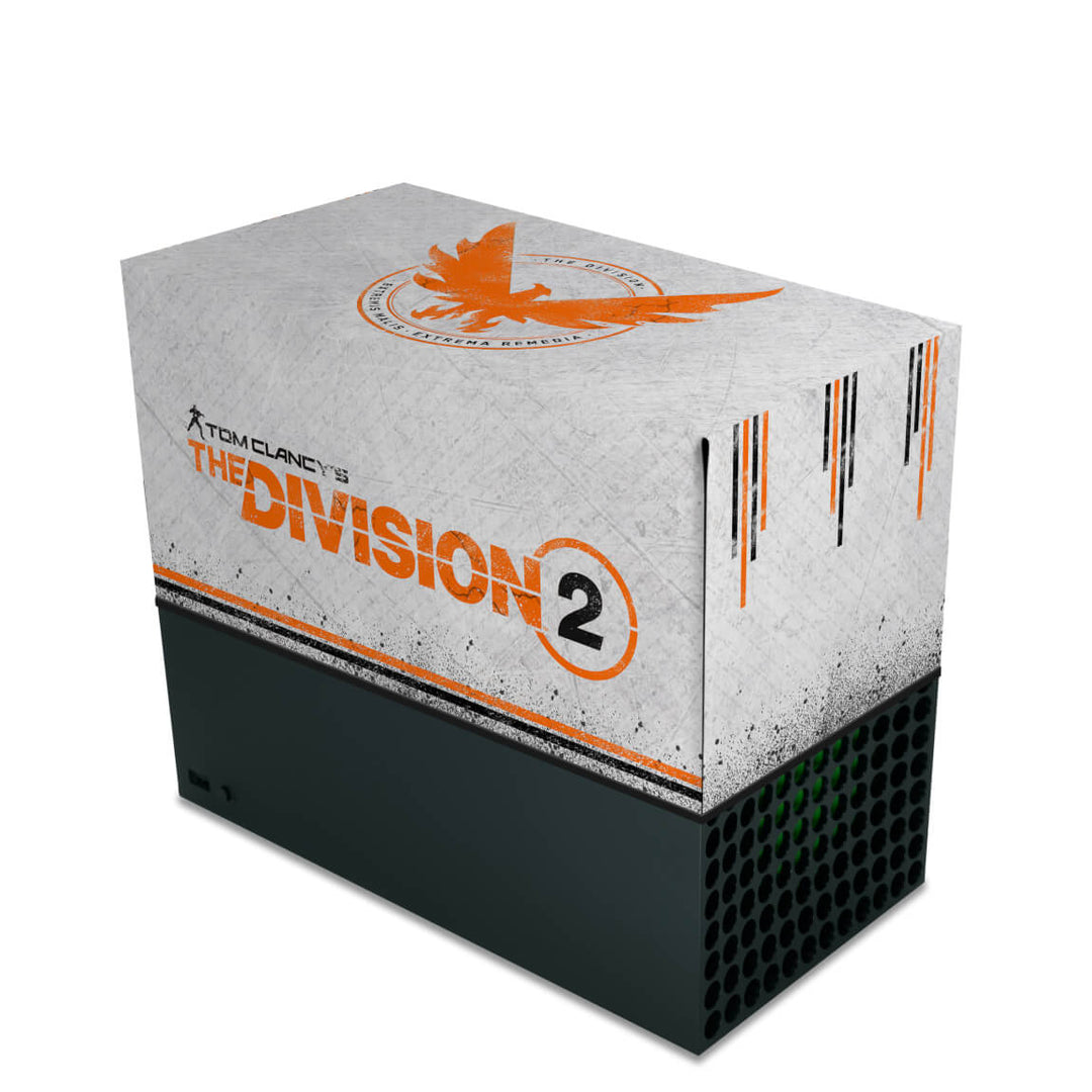 Capa Anti Poeira Xbox Series X Horizontal - The Division 2 - Pop Arte Skins
