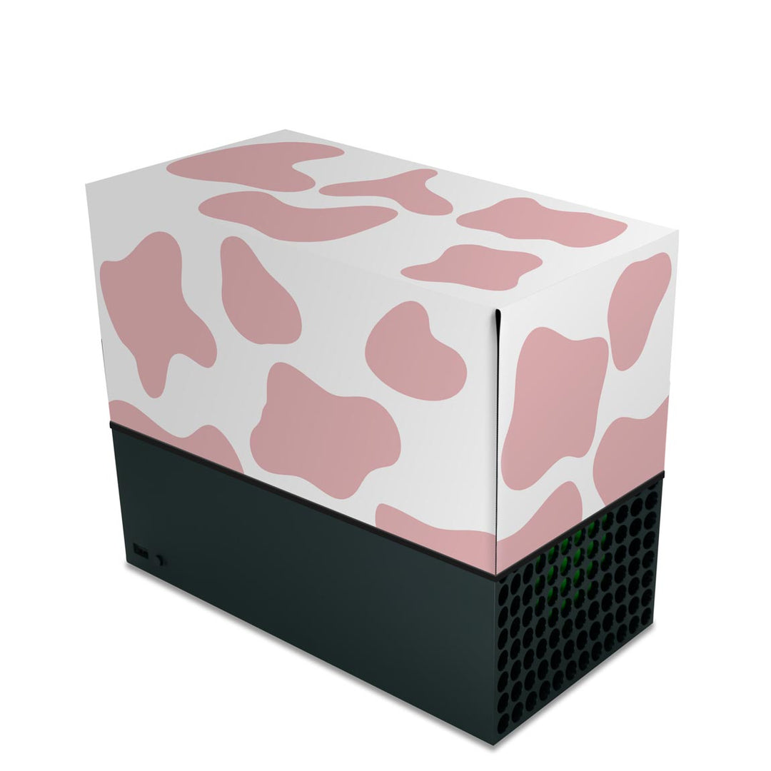Capa Anti Poeira Xbox Series X Horizontal - Vaquinha Rosa - Pop Arte Skins