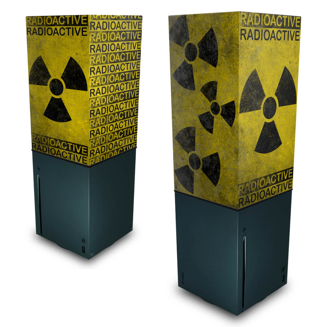 Capa Anti Poeira Xbox Series X Vertical - Radioativo - Pop Arte Skins