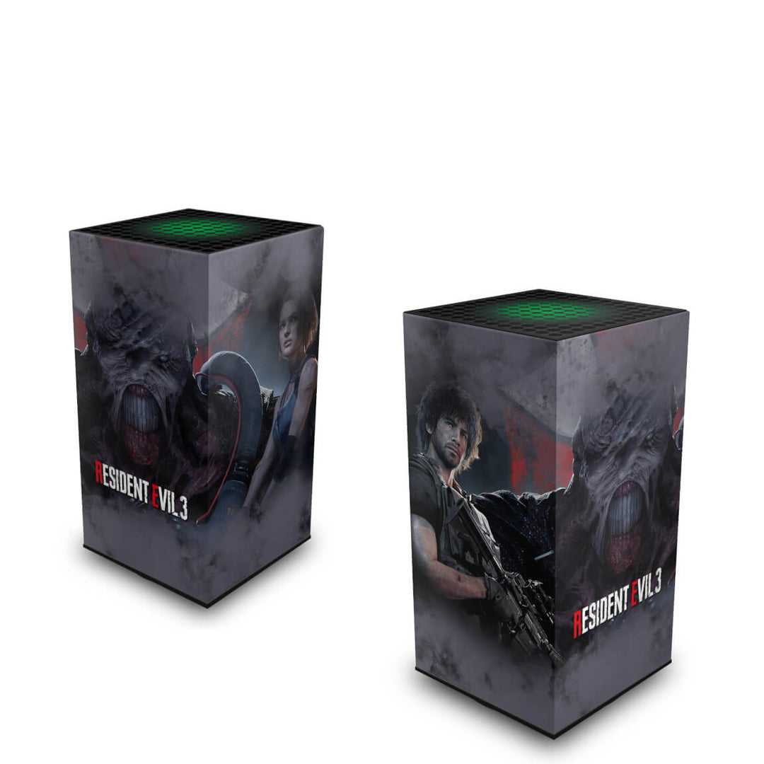 Capa Anti Poeira Xbox Series X Vertical - Resident Evil 3 Remake - Pop Arte Skins - foto 2