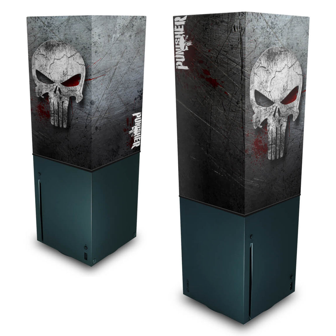 Capa Anti Poeira Xbox Series X Vertical - The Punisher Justiceiro - Pop Arte Skins