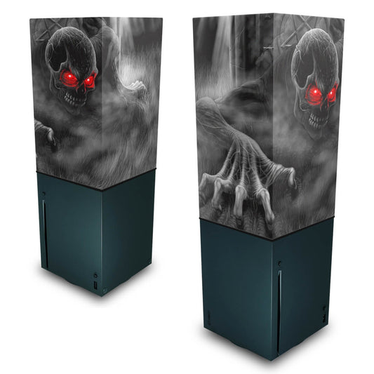 Capa Anti Poeira Xbox Series X Vertical - Caveira Skull