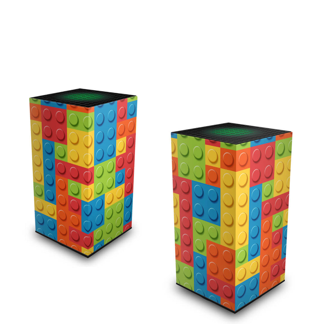 Capa Anti Poeira Xbox Series X Vertical - Lego Peça - Pop Arte Skins - foto 2