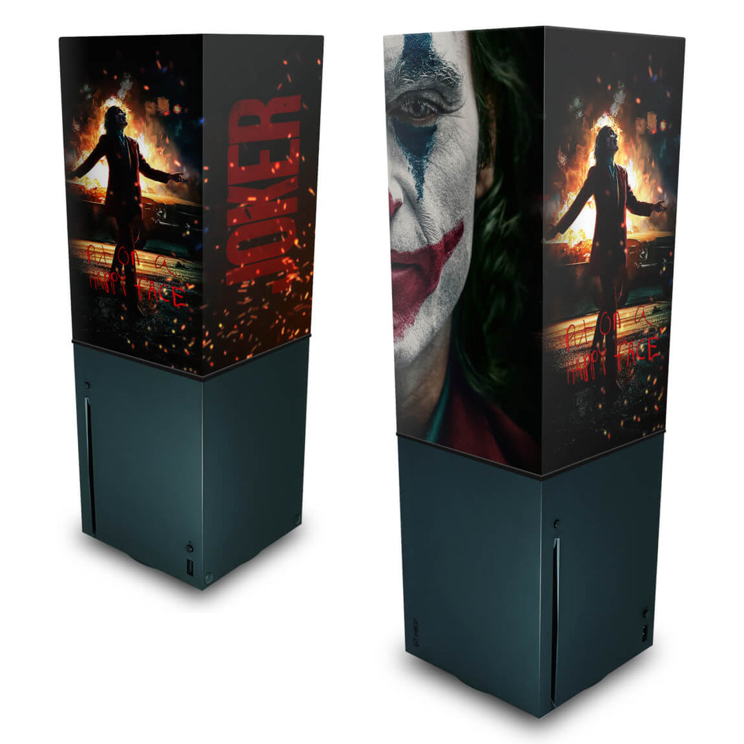 Capa Anti Poeira Xbox Series X Vertical - Joker Filme - Pop Arte Skins