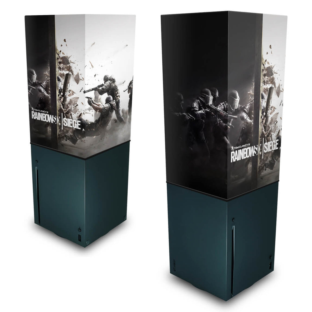 Capa Anti Poeira Xbox Series X Vertical - Tom Clancy's Rainbow Six Siege - Pop Arte Skins