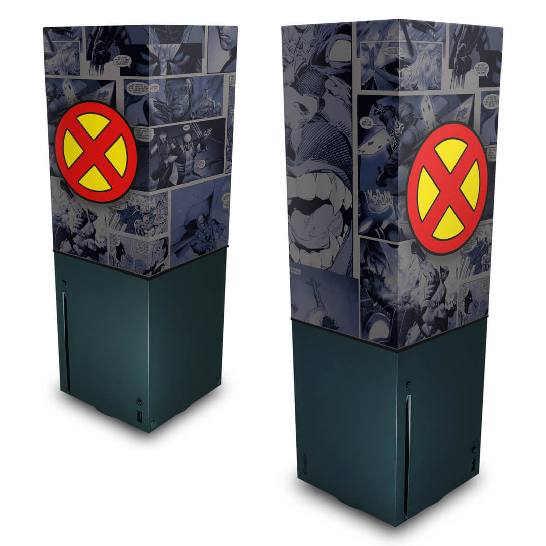 Capa Anti Poeira Xbox Series X Vertical - X-Men Comics - Pop Arte Skins