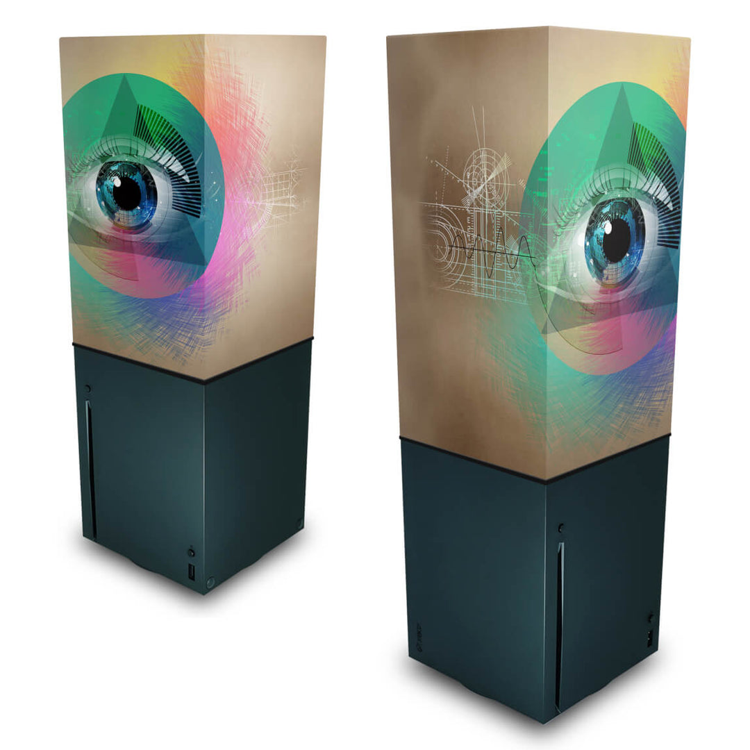 Capa Anti Poeira Xbox Series X Vertical - Abstrato #89 - Pop Arte Skins
