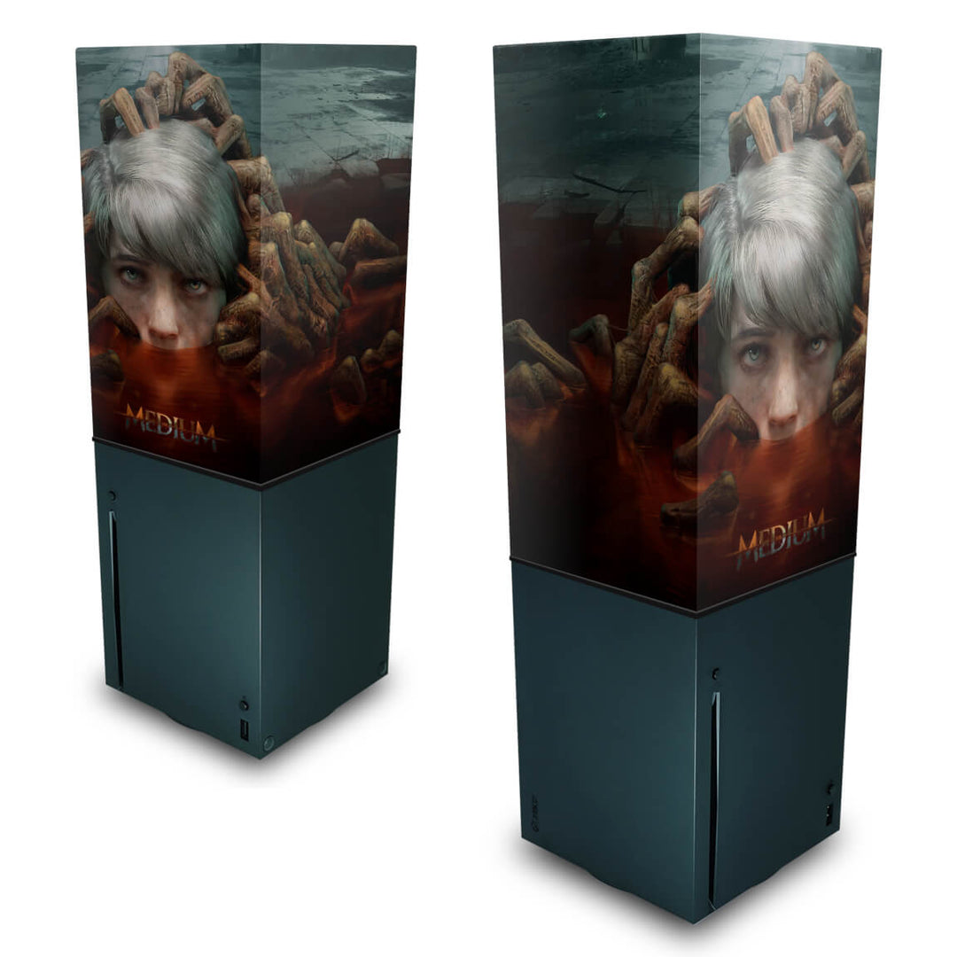 Capa Anti Poeira Xbox Series X Vertical - The Medium - Pop Arte Skins