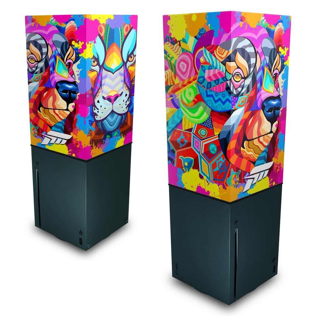 Capa Anti Poeira Xbox Series X Vertical - Forza Horizon 5 - Pop Arte Skins