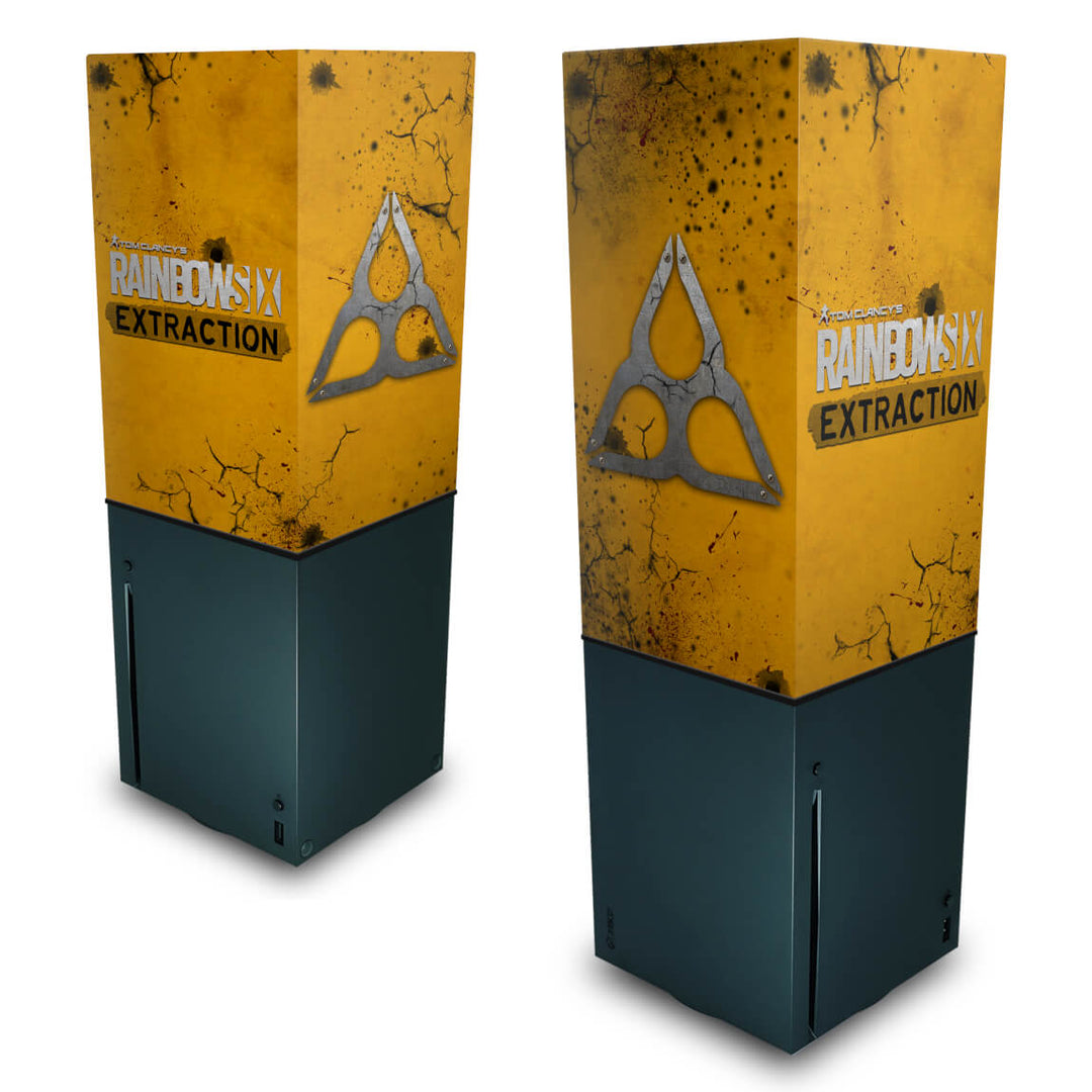 Capa Anti Poeira Xbox Series X Vertical - Tom Clancy's Rainbow Six Siege Extraction - Pop Arte Skins
