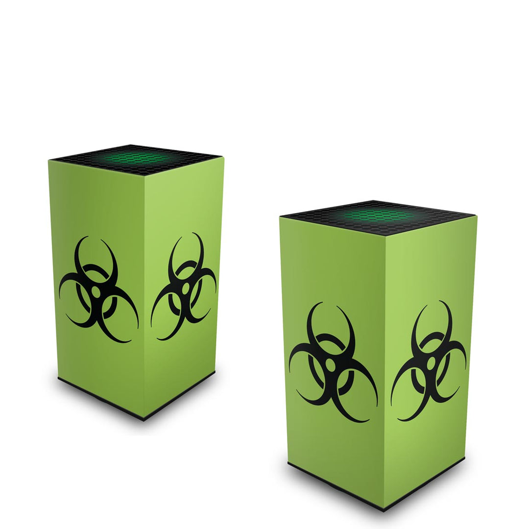 Capa Anti Poeira Xbox Series X Vertical - Biohazard Radioativo - Pop Arte Skins - foto 2