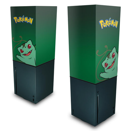 Capa Anti Poeira Xbox Series X Vertical - Pokemon Bulbasaur