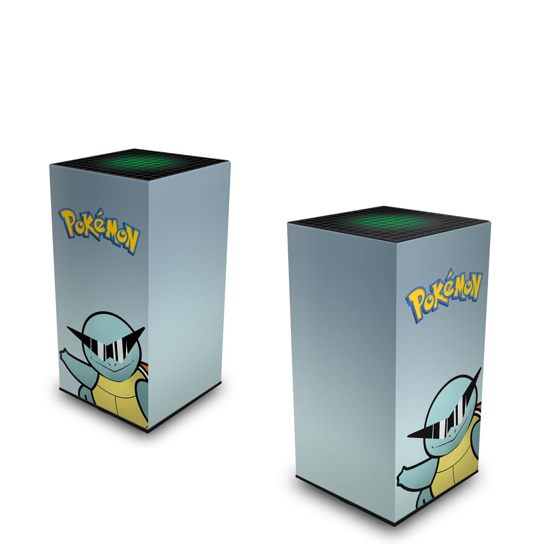 Capa Anti Poeira Xbox Series X Vertical - Pokemon Squirtle - Pop Arte Skins - foto 2