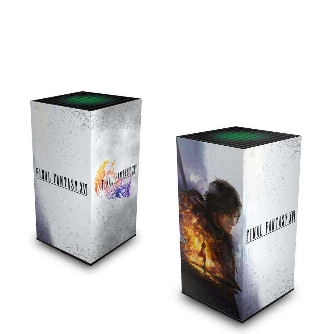 Capa Anti Poeira Xbox Series X Vertical - Final Fantasy XVI - Pop Arte Skins - foto 2