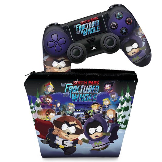 KIT Capa Case e Skin Anti-Rage PS4 Controle - South Park: The Fractured But Whole