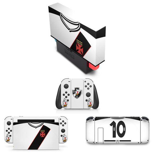 KIT Capa Anti Poeira e Skin Anti-Rage Nintendo Switch 1 - Vasco B