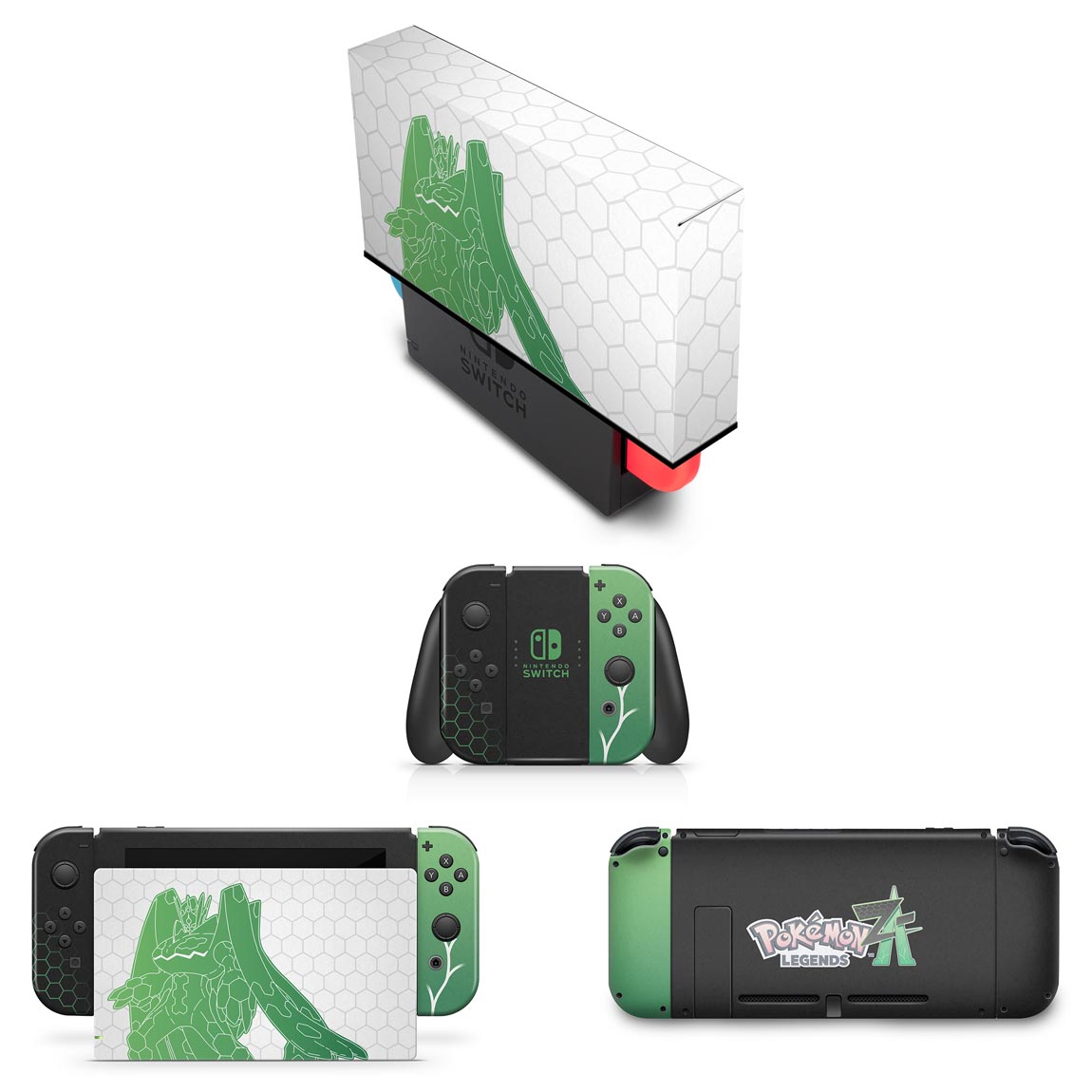 KIT Nintendo Switch Skin e Capa Anti Poeira - Pokémon Legends Z-A