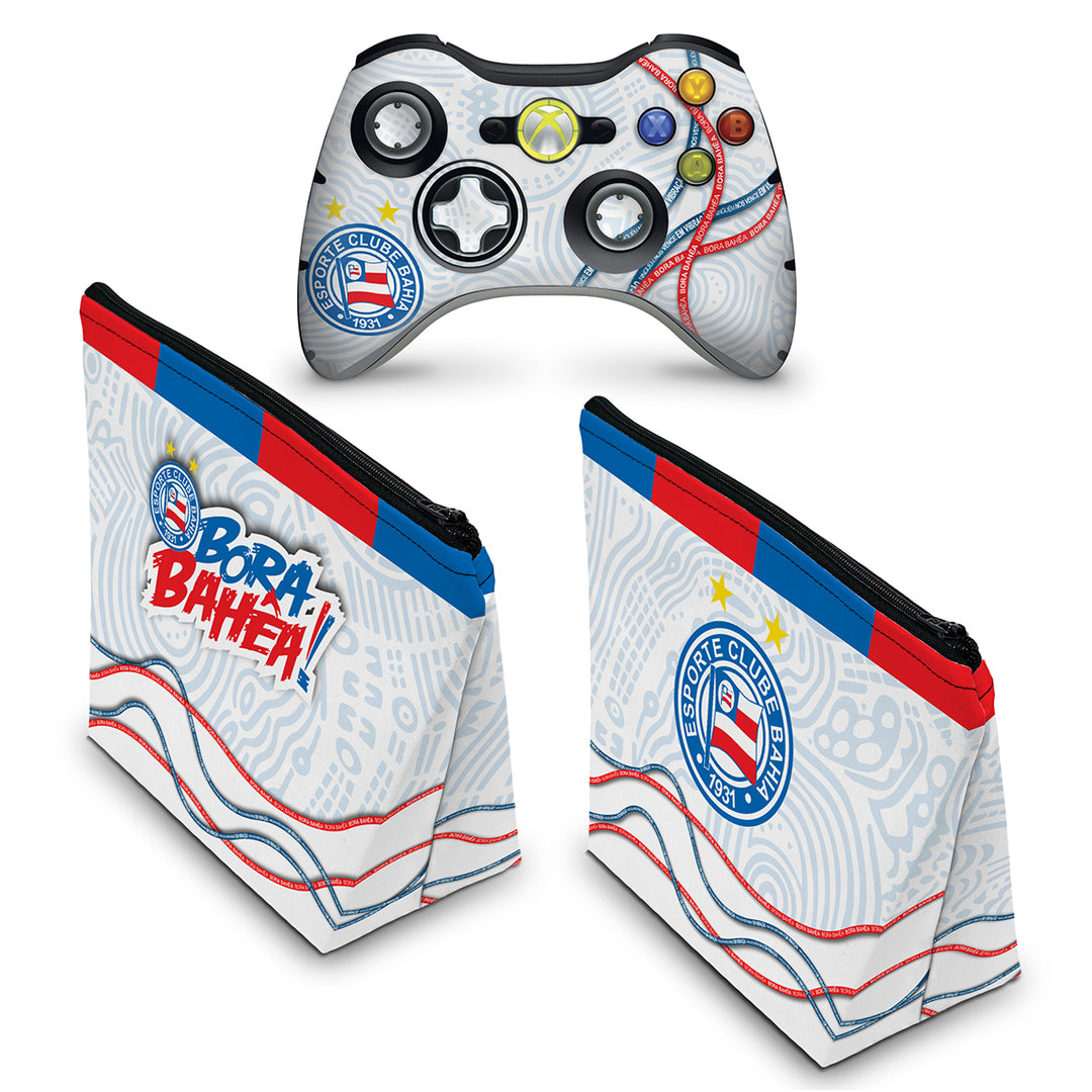 KIT Capa Case e Skin Anti-Rage Xbox 360 Controle - Bahia A - Pop Arte Skins - foto 2