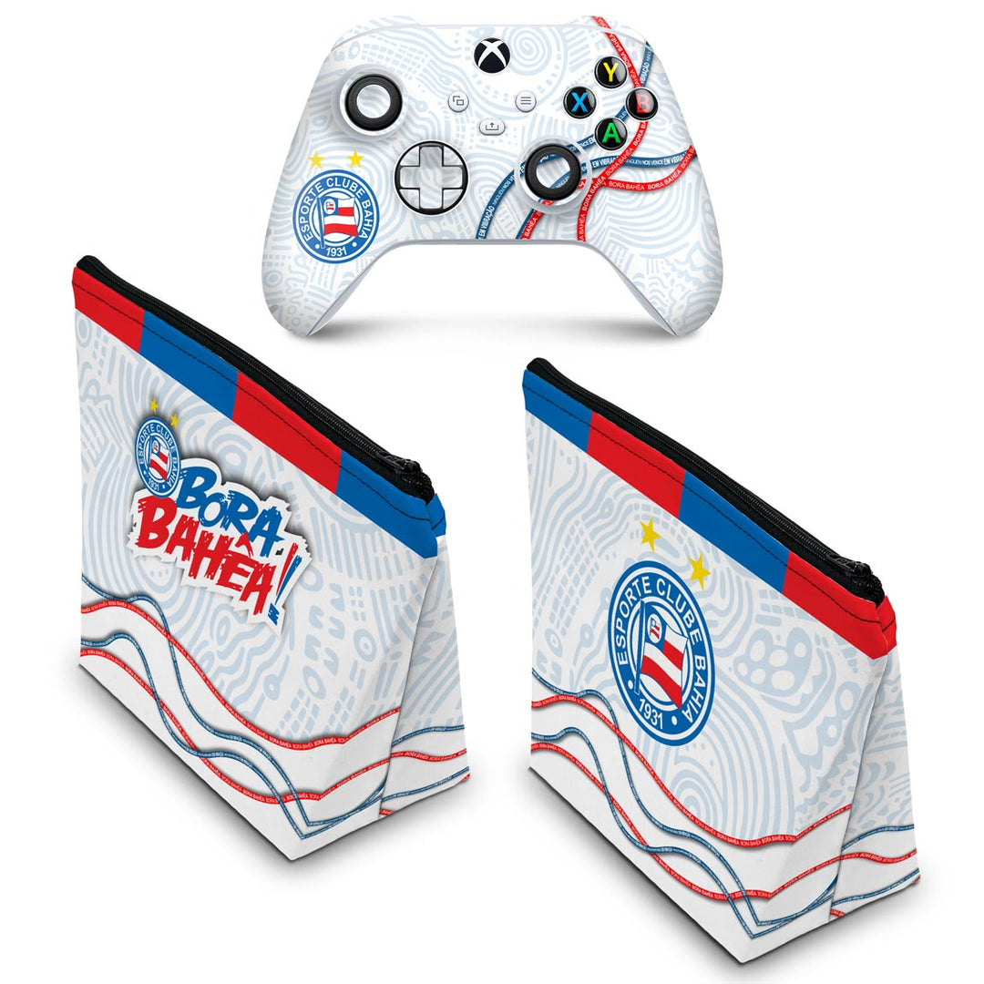 KIT Capa Case e Skin Anti-Rage Xbox Series S X Controle - Bahia A - Pop Arte Skins - foto 2