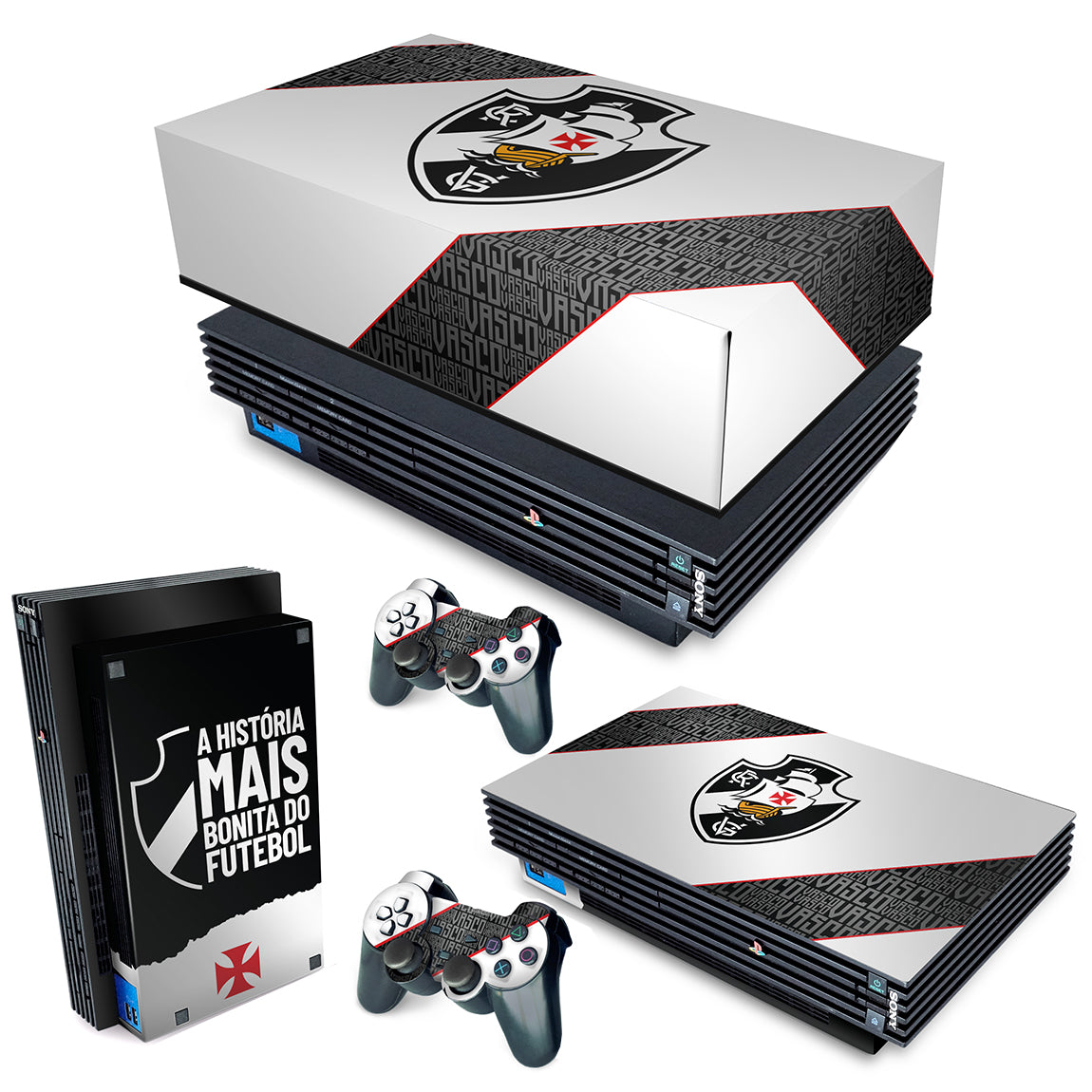 KIT Capa Anti Poeira e Skin Anti-Rage PS2 Fat - Vasco A