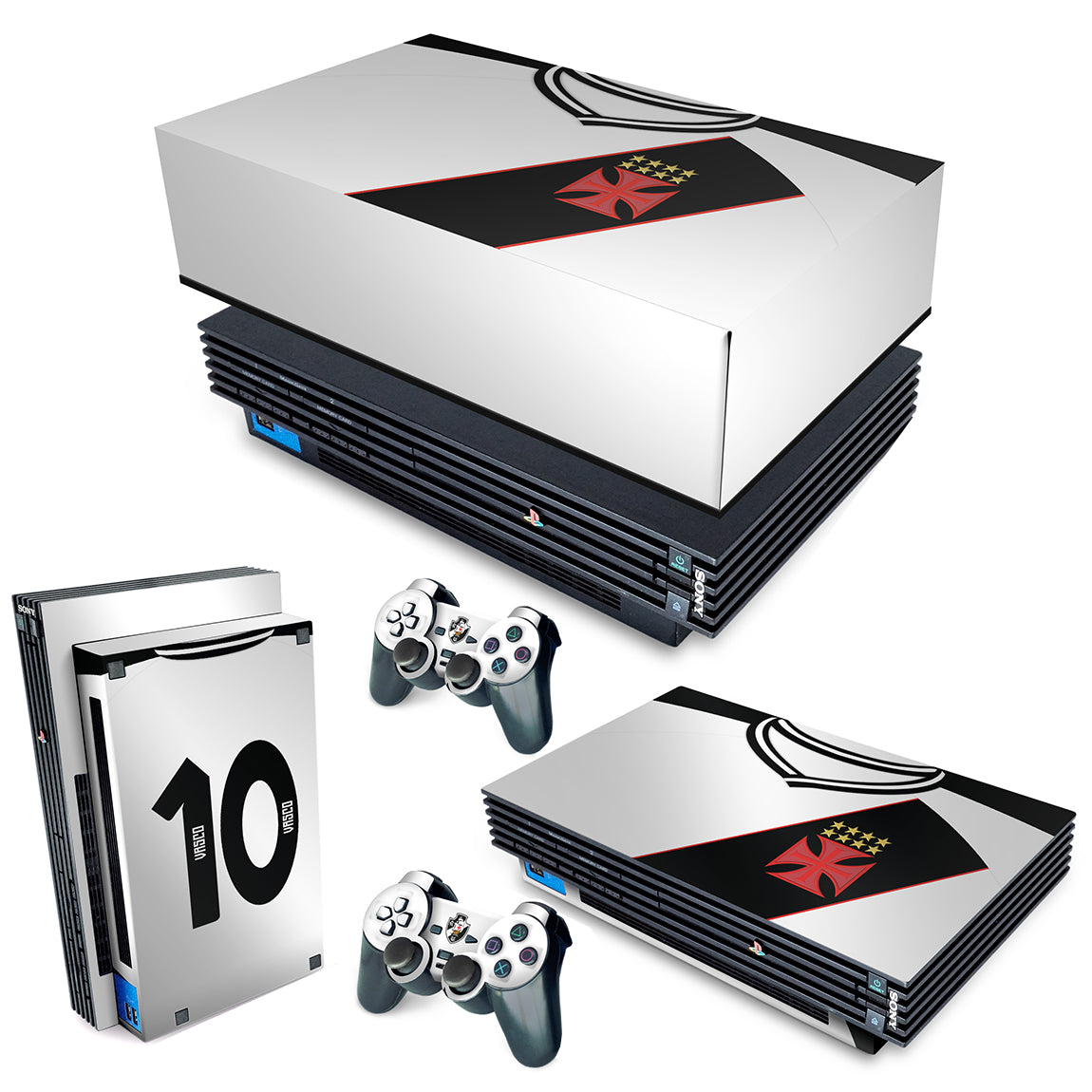 KIT Capa Anti Poeira e Skin Anti-Rage PS2 Fat - Vasco B