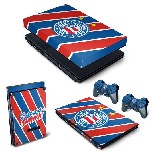 KIT Capa Anti Poeira e Skin Anti-Rage PS2 Slim - Bahia B