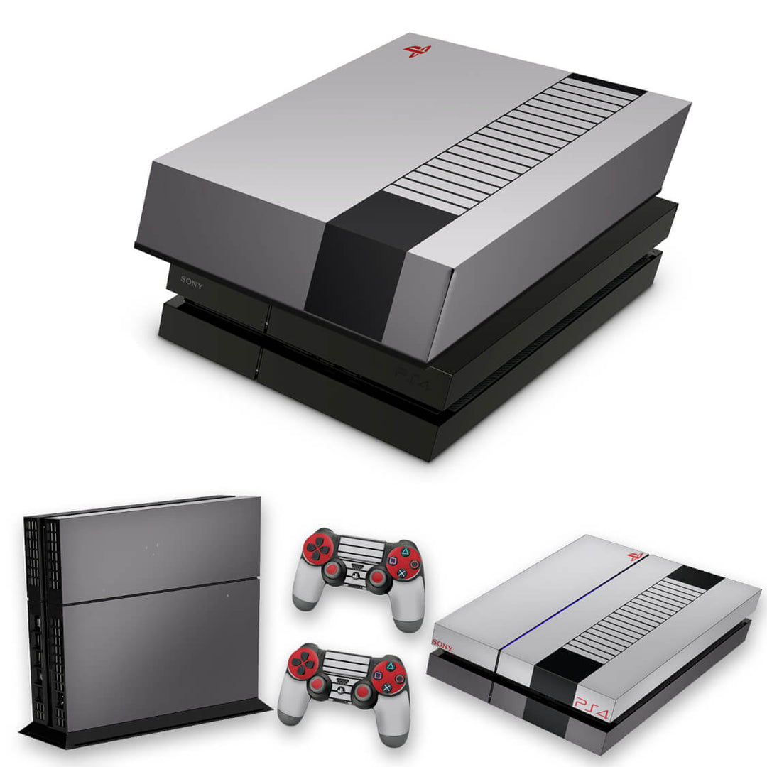 KIT Capa Anti Poeira e Skin Anti-Rage PS4 Fat - Nintendinho - Pop Arte Skins