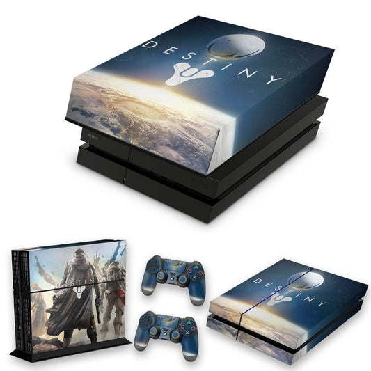 KIT Capa Anti Poeira e Skin Anti-Rage PS4 Fat - Destiny