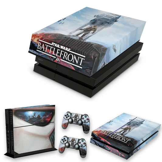 KIT Capa Anti Poeira e Skin Anti-Rage PS4 Fat - Star Wars - Battlefront