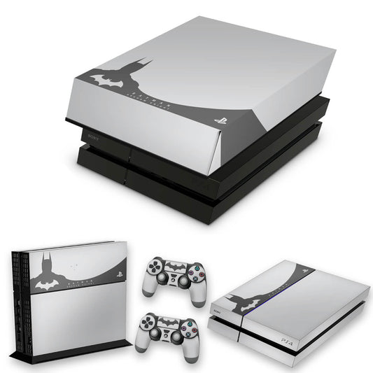 KIT Capa Anti Poeira e Skin Anti-Rage PS4 Fat - Batman Arkham - Special Edition
