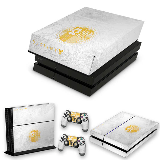 KIT Capa Anti Poeira e Skin Anti-Rage PS4 Fat - Limited Edition Destiny
