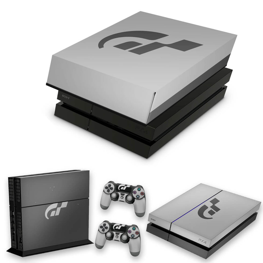 KIT Capa Anti Poeira e Skin Anti-Rage PS4 Fat - Gran Turismo Editon - Pop Arte Skins