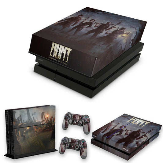 KIT Capa Anti Poeira e Skin Anti-Rage PS4 Fat - Hunt: Horrors Of The Gilded Age