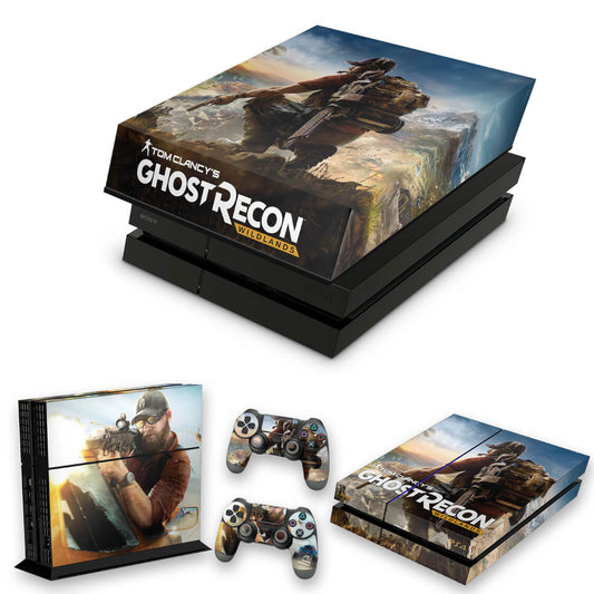 KIT Capa Anti Poeira e Skin Anti-Rage PS4 Fat - Tom Clancy'S Ghost Recon Wildlands