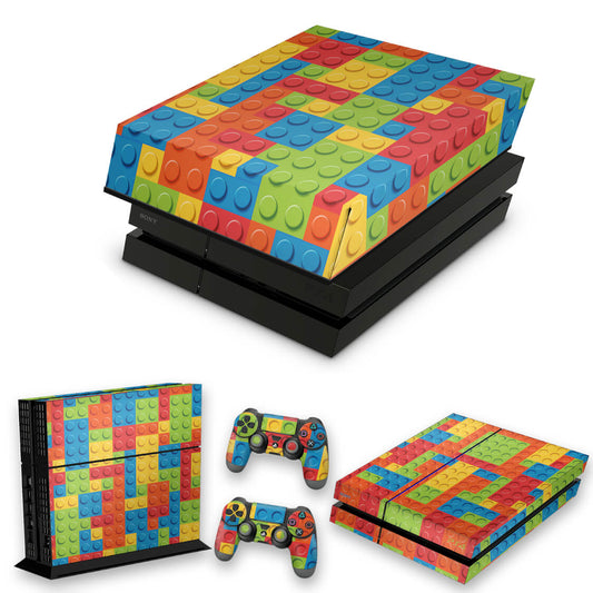 KIT Capa Anti Poeira e Skin Anti-Rage PS4 Fat - Lego Peça
