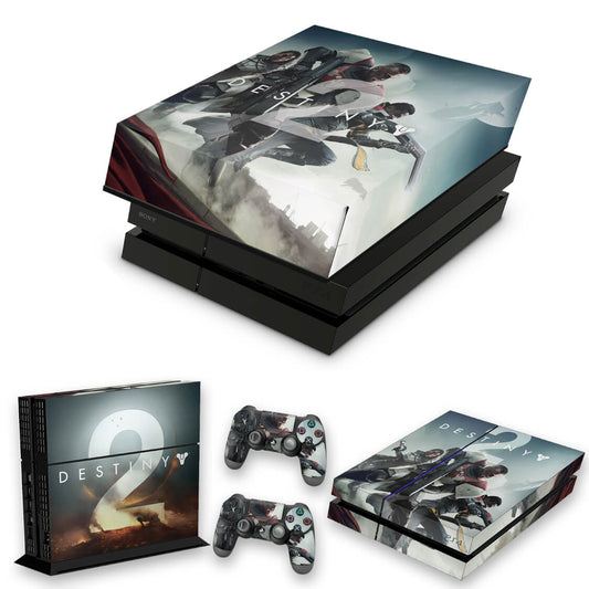 KIT Capa Anti Poeira e Skin Anti-Rage PS4 Fat - Destiny 2