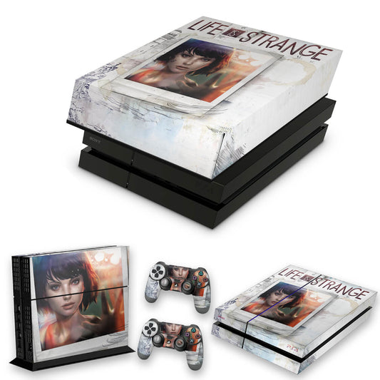 KIT Capa Anti Poeira e Skin Anti-Rage PS4 Fat - Life Is Strange