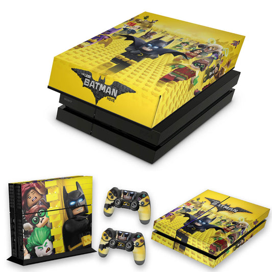 KIT Capa Anti Poeira e Skin Anti-Rage PS4 Fat - Lego Batman