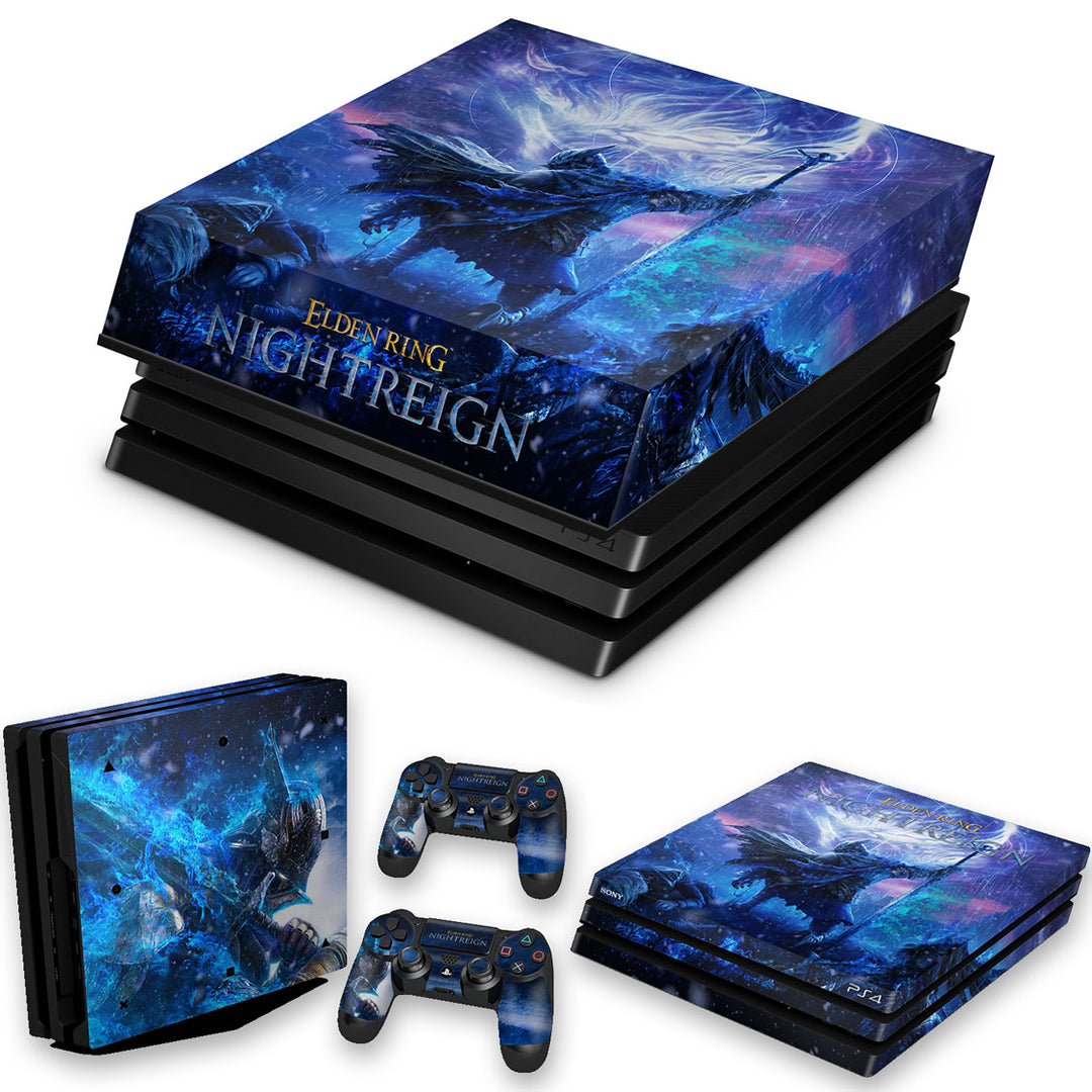 KIT Capa Anti Poeira e Skin Anti-Rage PS4 Pro - Elden Ring Nightreign