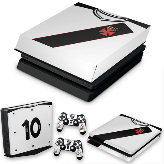 KIT Capa Anti Poeira e Skin Anti-Rage PS4 Slim - Vasco B