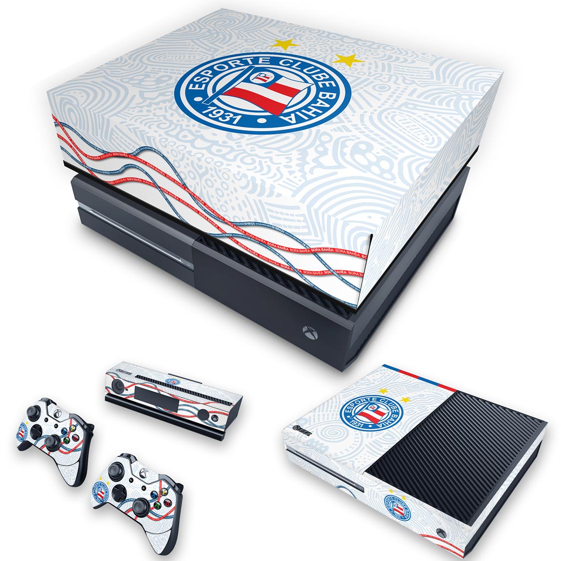 KIT Capa Anti Poeira e Skin Anti-Rage Xbox One Fat - Bahia A