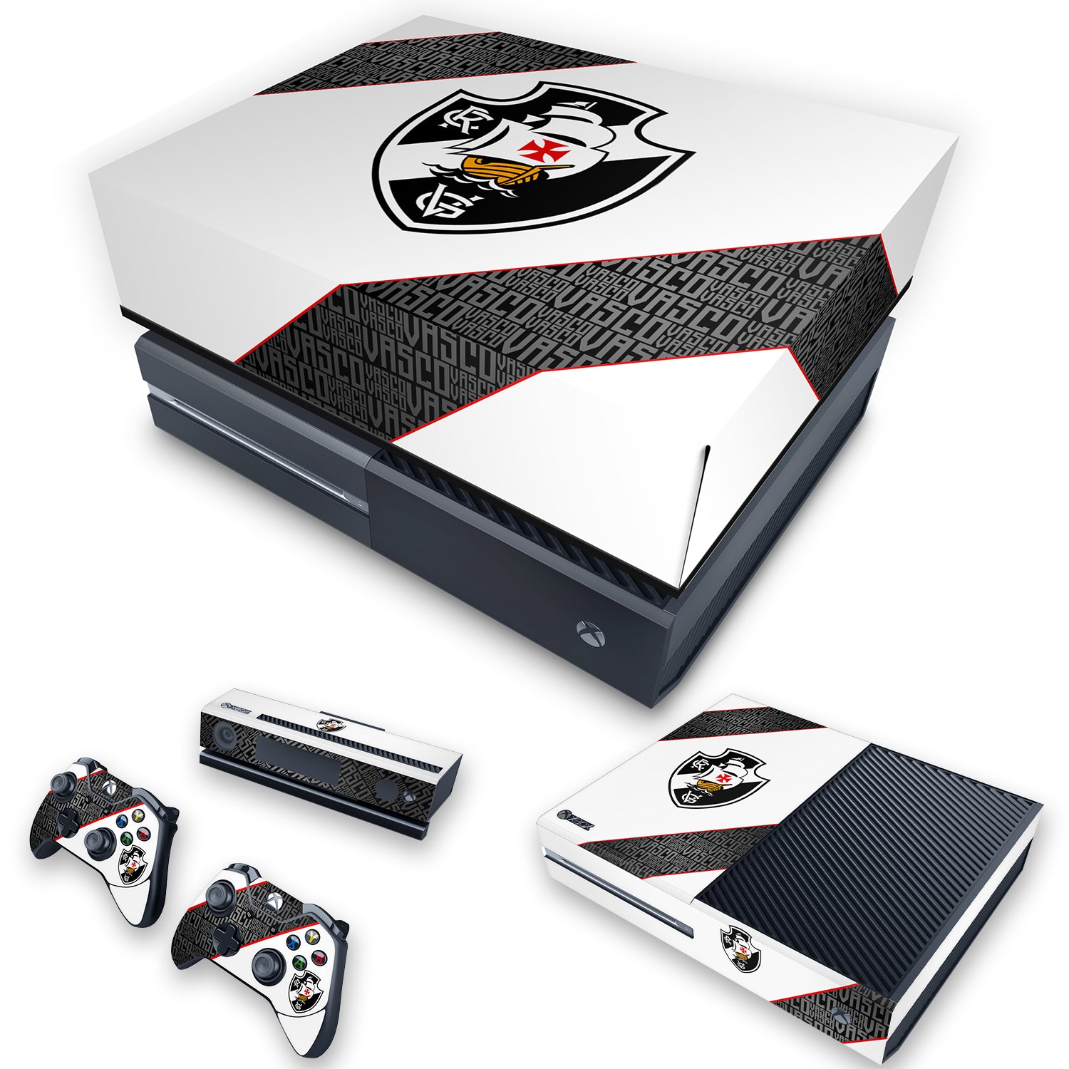 KIT Capa Anti Poeira e Skin Anti-Rage Xbox One Fat - Vasco A