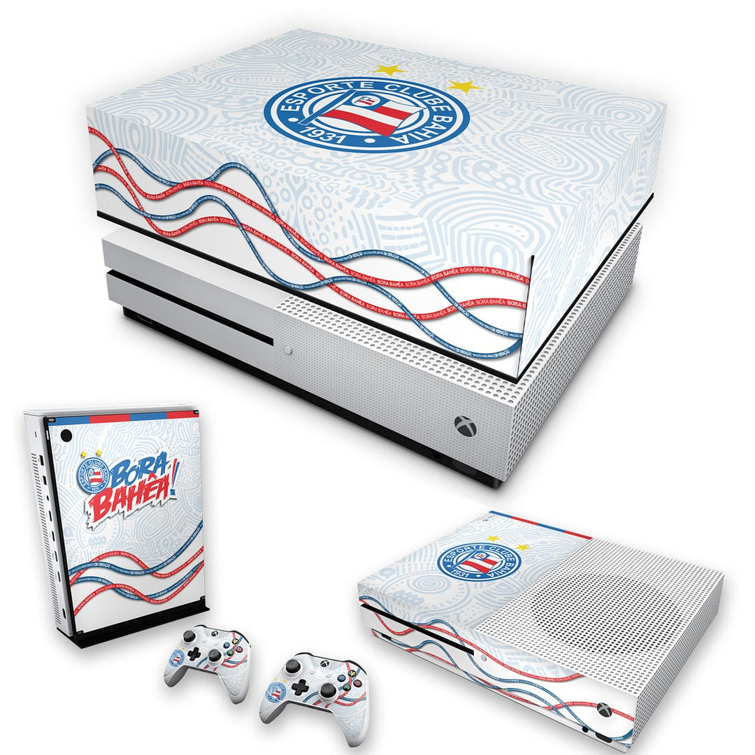 KIT Capa Anti Poeira e Skin Anti-Rage Xbox One S Slim - Bahia A