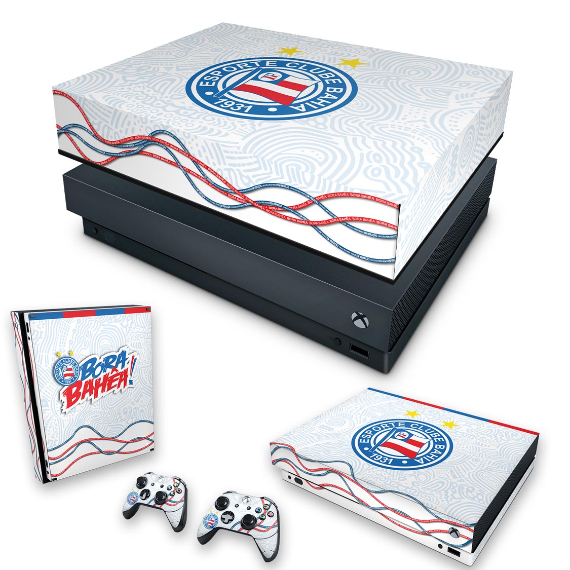 KIT Capa Anti Poeira e Skin Anti-Rage Xbox One X - Bahia A