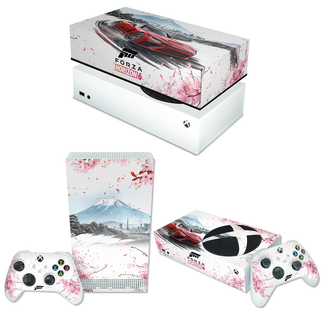 KIT Xbox Series S Skin Anti-Rage e Capa Anti Poeira Horizontal - Modelo 206